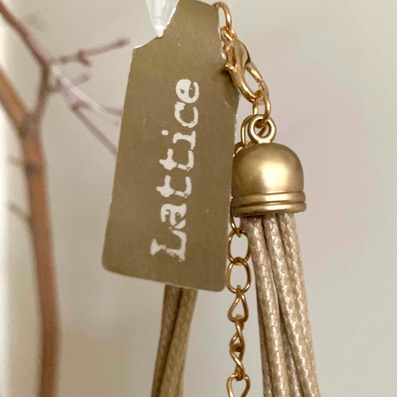 Matte gold necklace - from Japan - Picture 4 of 4